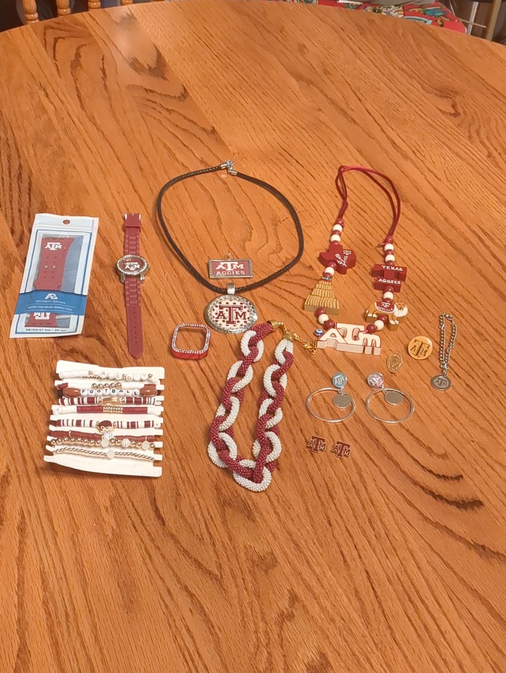 Texas A&M Jewelry Set